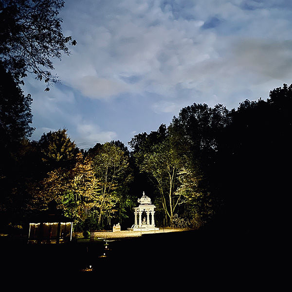 Sambodharanya at night